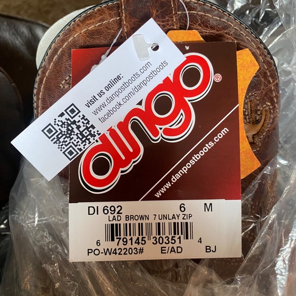 New Women's Dingo Cowboy boot (Adobe Rose) - Picture 9 of 9